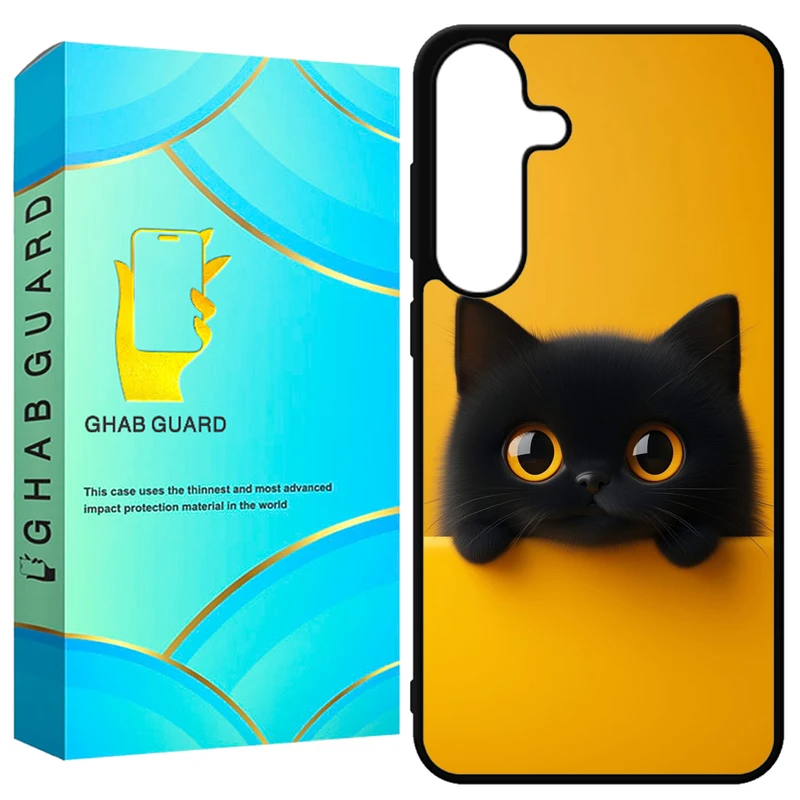 کاور قاب گارد طرح گربه مدل GCHPS24 مناسب برای گوشی موبایل سامسونگ Galaxy S24