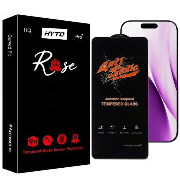 محافظ صفحه نمایش هیتو مدل Rose Antistatic Axion مناسب برای گوشی موبایل اپل iPhone 17 pro