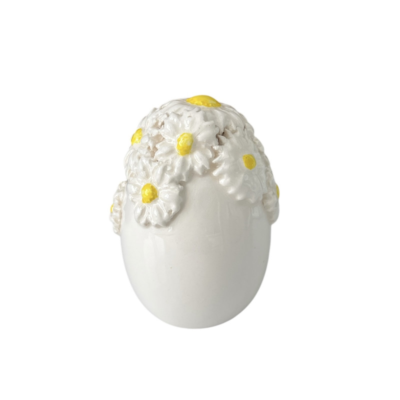 تخم مرغ تزیینی مدل بابونه برجسته