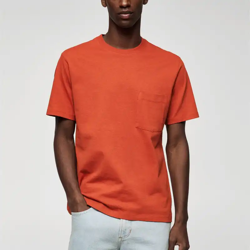 تی شرت آستین کوتاه مردانه مانگو مدل OR424MOL