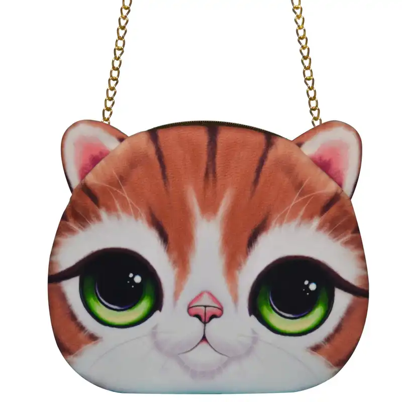 کیف رودوشی زنانه مدل گربه مدل C-21LBR