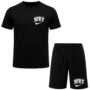 ست تیشرت آستین کوتاه و شلوارک راحتی مردانه مدل A37