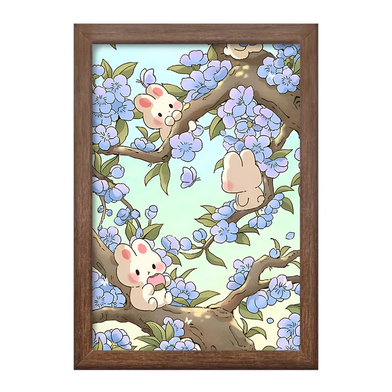 تابلو خندالو طرح خرگوش کیوت کد F4971