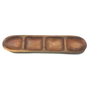 ظرف چوبی مدل اردو خوری چهار خانه