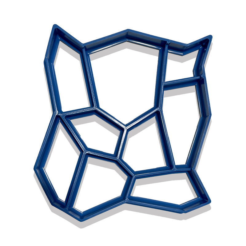 قالب سنگ فرش مدل نامنظم و پنجره ای و لانه زنبوری بسته سه عددی