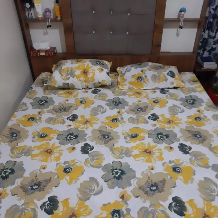 پارچه ملحفه مدل گل آفتابگردان