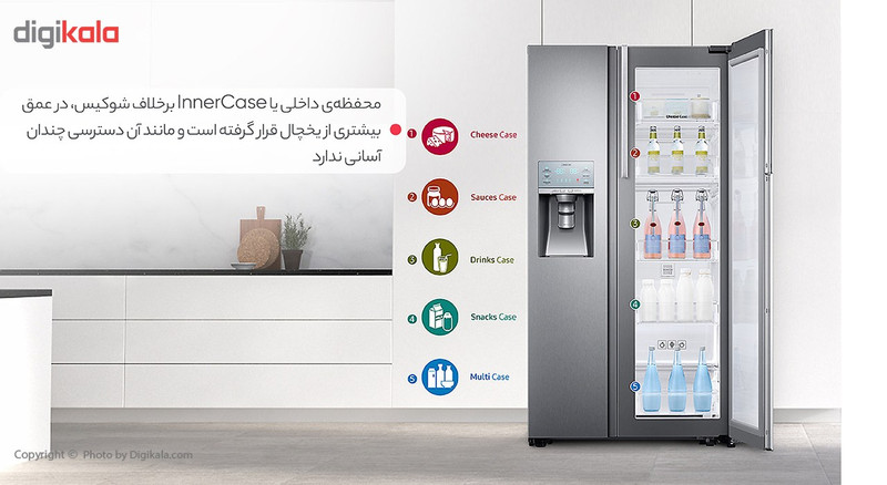 یخچال و فریزر سامسونگ مدل FSR12