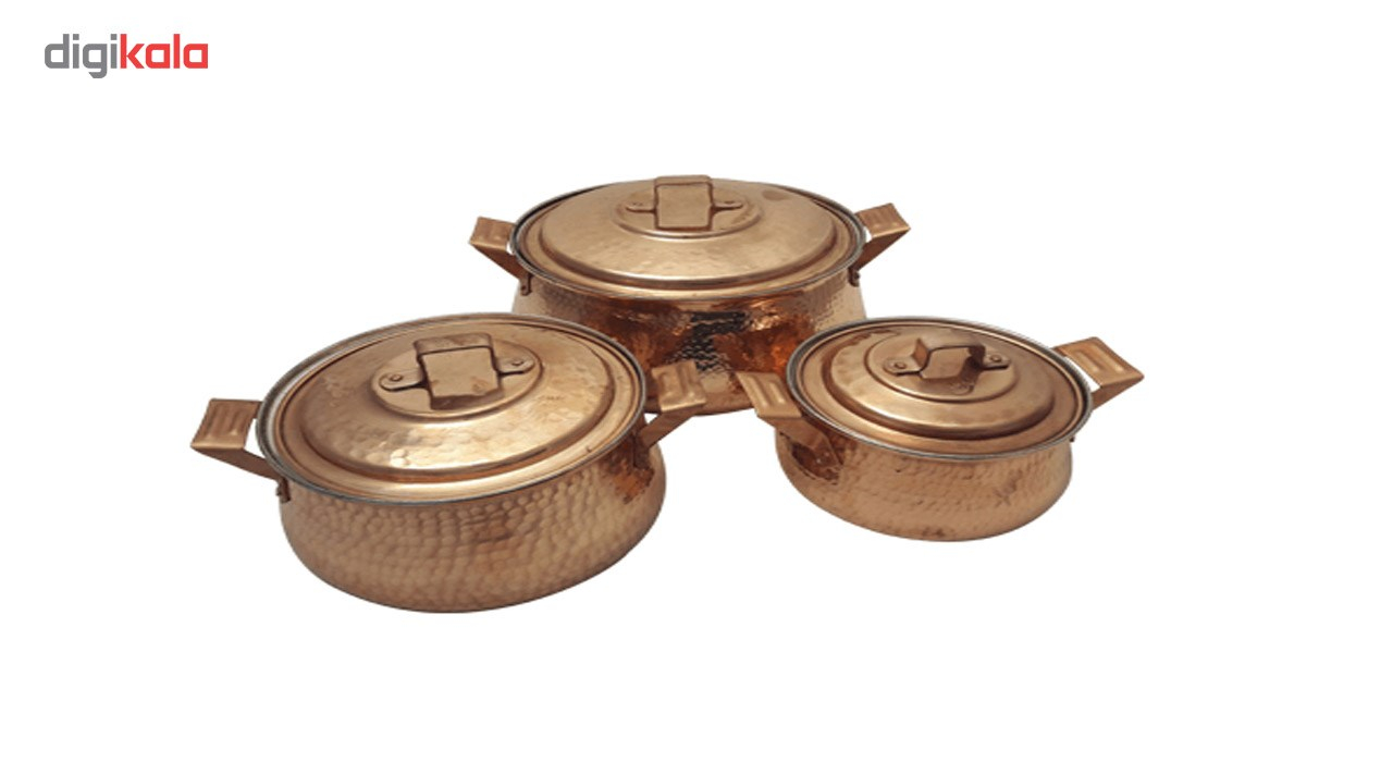 سرویس قابلمه 6 پارچه مسی زنجان