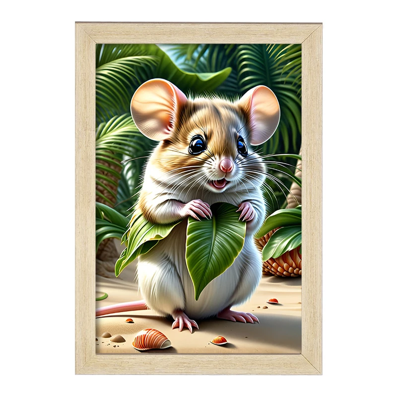 تابلو خندالو مدل موش کد F6748