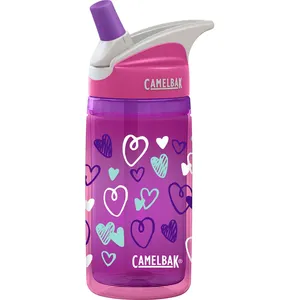قمقمه کودک کمل بک مدل Eddy Kids Insulated Pink Hearts ظرفیت 0.4 لیتر