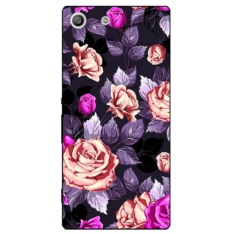 کاور مگافون طرح گل مدل 1652 مناسب برای گوشی موبایل سونی Xperia M5