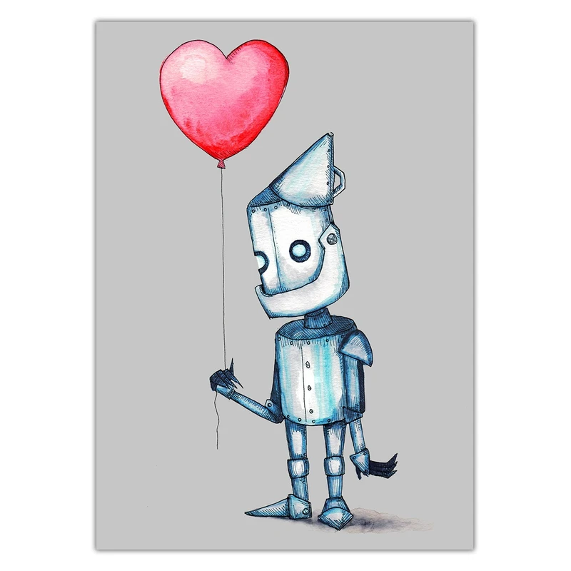 تابلوی ونسونی طرح Tin Man سایز 30x40