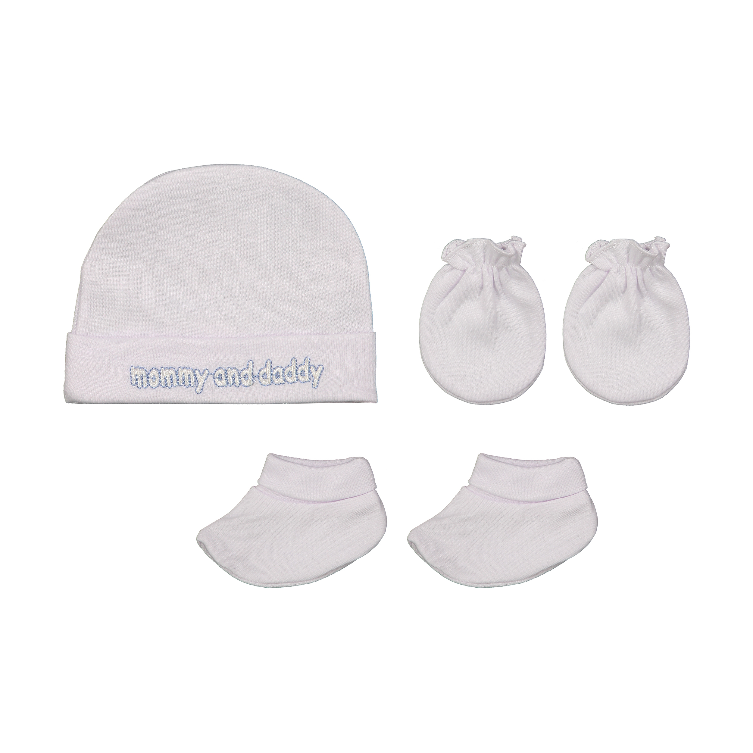 ست 3 تکه لباس نوزادی پاپو مدل momy and daddy 4333