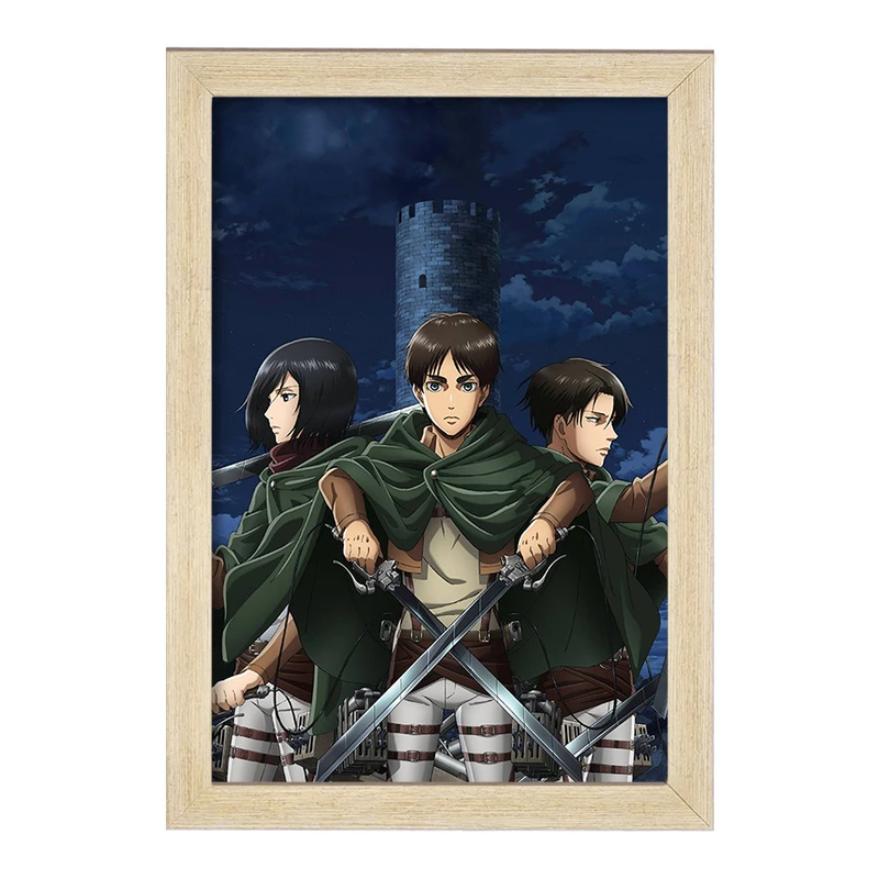 تابلو خندالو مدل انیمه اتک آن تایتان Attack on Titan  کد 4841