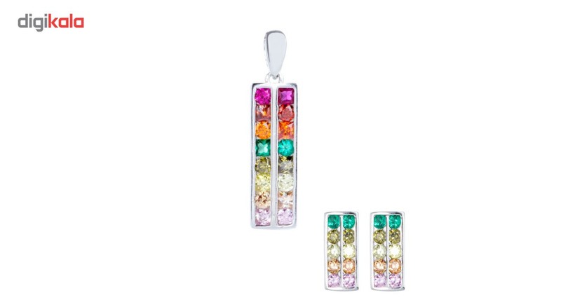 نیم ست نقره اقلیمه کد NN154