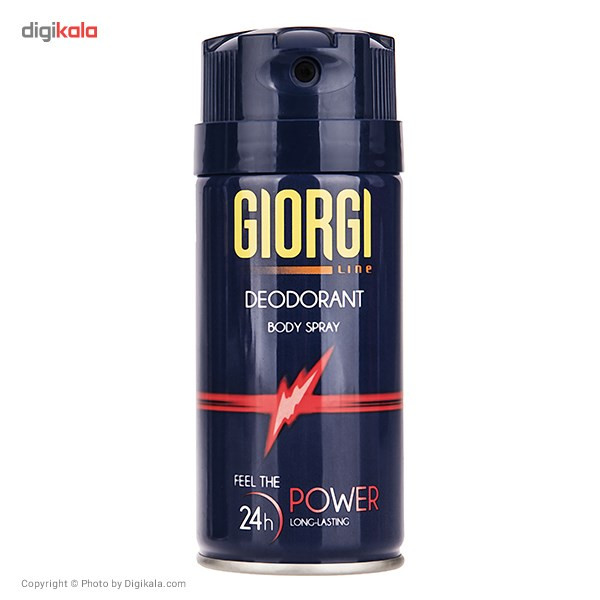 پک اسپری مردانه جیورجی مدل Power And Life حجم 150 میلی لیتر