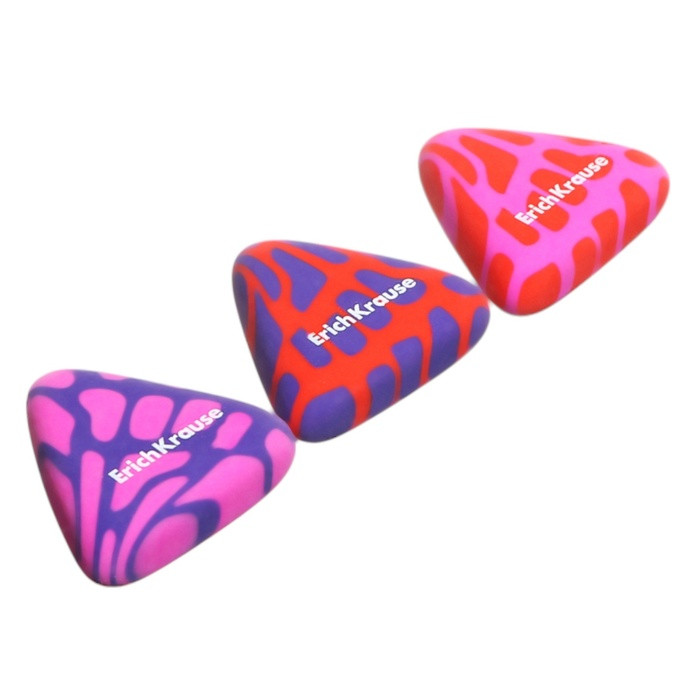 پاک کن اریک کراوزه مدل مثلثی بسته 3 عددی کد 7861