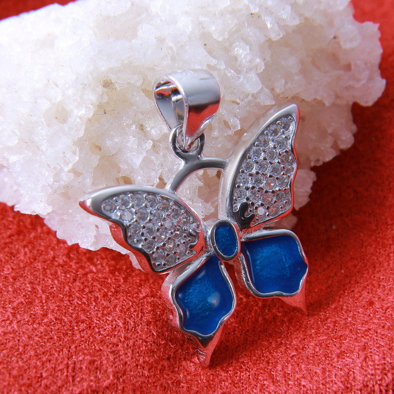 آویز گردنبند نقره زنانه بازرگانی میلادی کد PKR-114