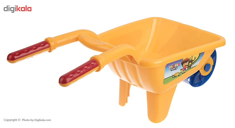 ست شن بازی زرین تویز مدل Bucket And Wheelbarrow Castle E7