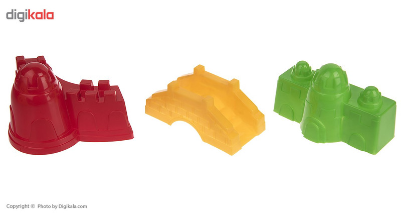 ست شن بازی زرین تویز مدل Bucket And Wheelbarrow Castle E7
