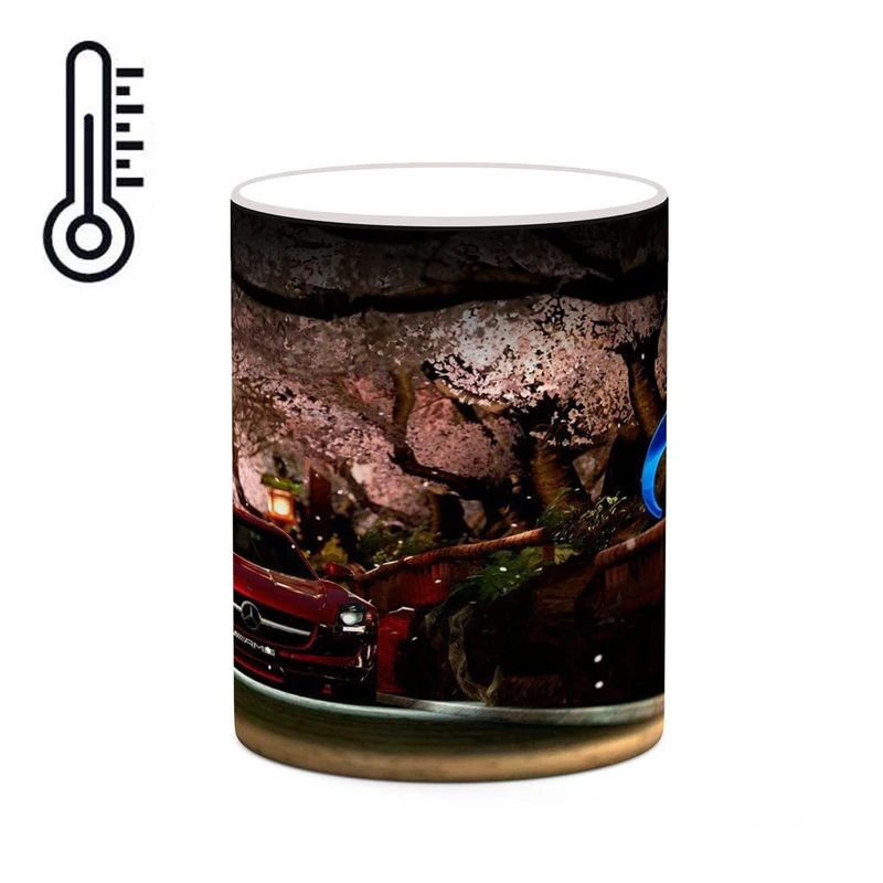 ماگ حرارتی کاکتی مدل بازی Gran Turismo کد mgh28746