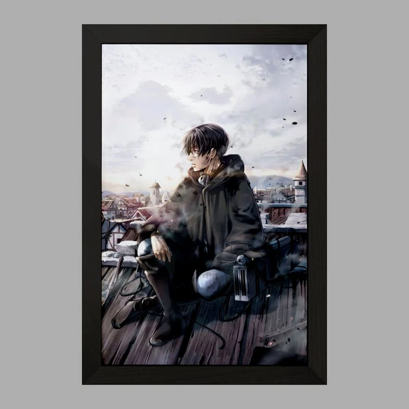 تابلو خندالو مدل لیوای انیمه اتک آن تایتان Attack on Titan  کد 18514