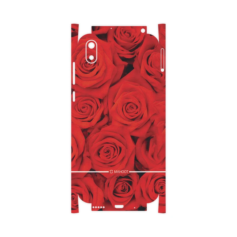 برچسب پوششی ماهوت مدل Red-Flower-FullSkin مناسب برای گوشی موبایل هوآوی Y5 2019
