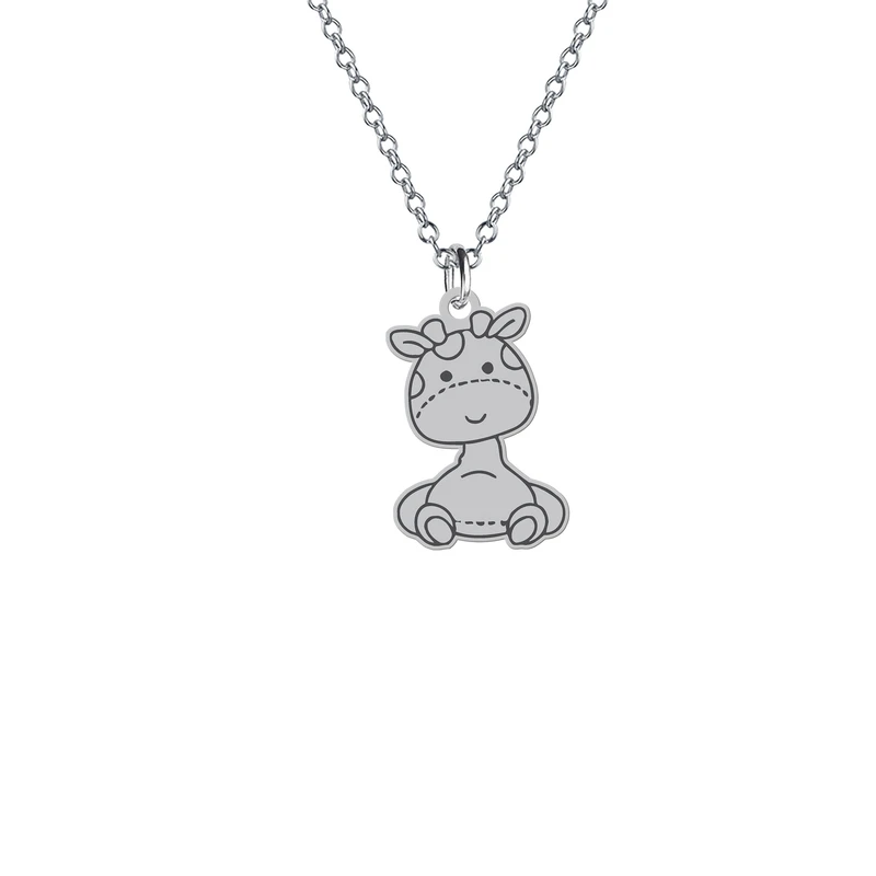 آویز تزئینی خودرو هایکا مدل کارتونی زرافه کد am.jh 41