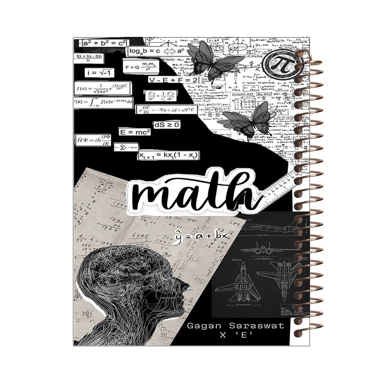 دفتر مشق 100 برگ طرح ریاضی کد H445