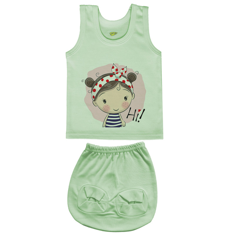 ست تاپ و شورت نوزادی کارانس مدل SSG-269