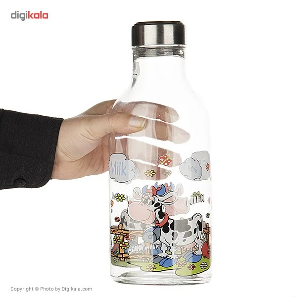 عکس شماره 4 : بطری شیر زیباسازان مدل two cows-بسته 2 عددی