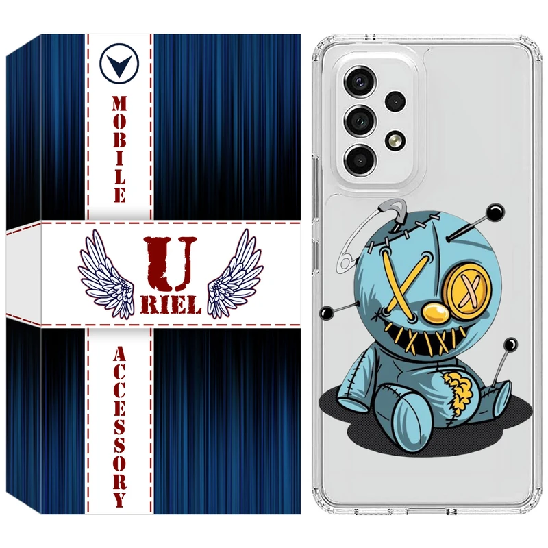 کاور یوریل مدل Clear کد 68 طرح عروسک مناسب برای گوشی موبایل سامسونگ Galaxy A13 4G