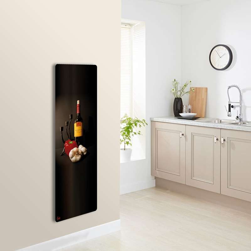 رادیاتور شیشه ای آترین مدل A072 سایز 60 × 175 سانتی متر