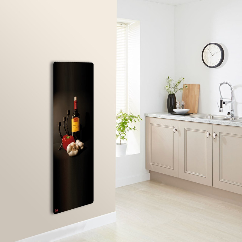 رادیاتور شیشه ای آترین مدل A072 سایز 60 × 175 سانتی متر