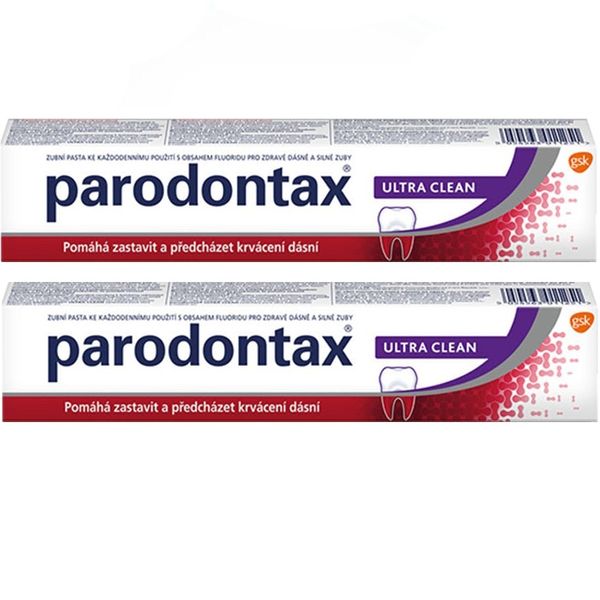 خمیر دندان پارودونتکس مدل Ultra Clean حجم 75 میلی لیتر مجموعه 2 عددی