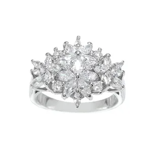 انگشتر نقره زنانه کد 107