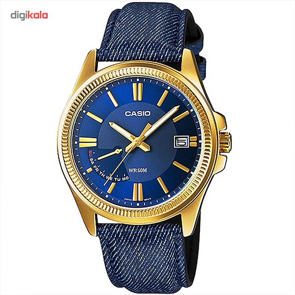 ساعت مچی عقربه ای مردانه کاسیو مدل MTP-E115GBL-2AVDF