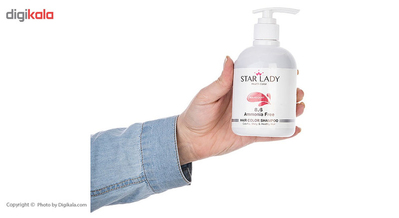 شامپو رنگ استارلیدی مدل Mahogany شماره 8.6 حجم 300 میلی لیتر شامپو رنگ استارلیدی مدل Mahogany شماره 8.6 حجم 300 میلی لیتر