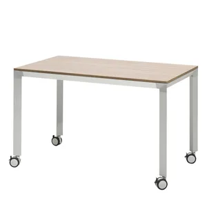 میز چرخ دار فرآذین مدل FED SP4 01 بلوطی روشن