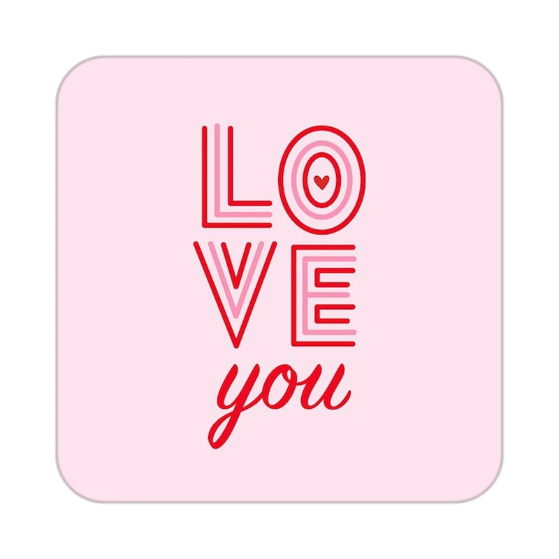 زیر لیوانی کاکتی طرح عاشقانه مدل mp38793