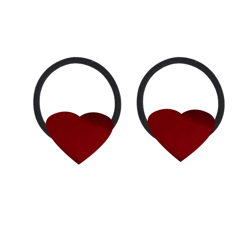 کش مو زنانه مدل قلب کد 011 بسته 2 عددی