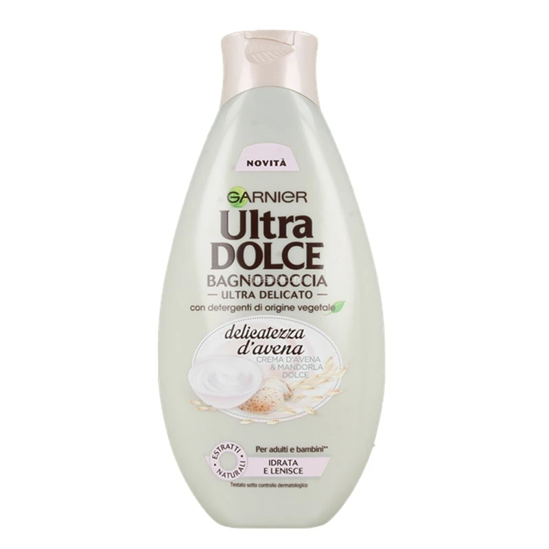 شامپو بدن گارنیه سری Ultra Dolce مدل بادام و جو دو سر حجم 500 میلی لیتر