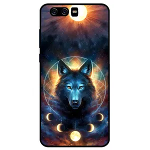 Megafone Wolf and Moon 8006 Cover For Huawei P10 