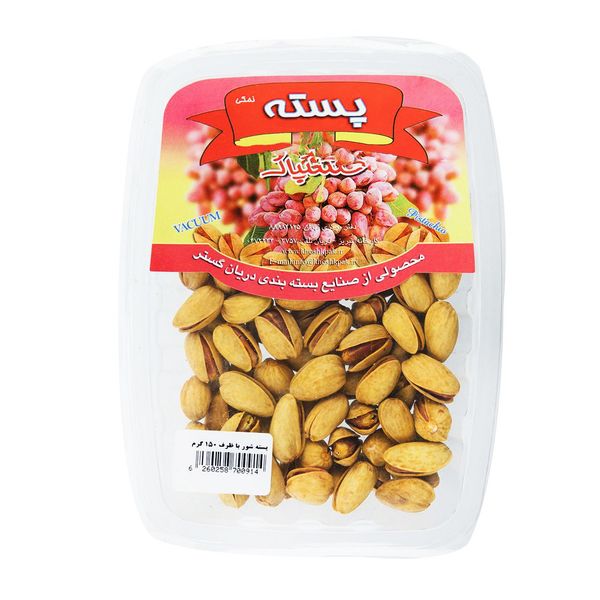 پسته شور خشکپاک مقدار 150 گرم پسته شور خشکپاک مقدار 150 گرم