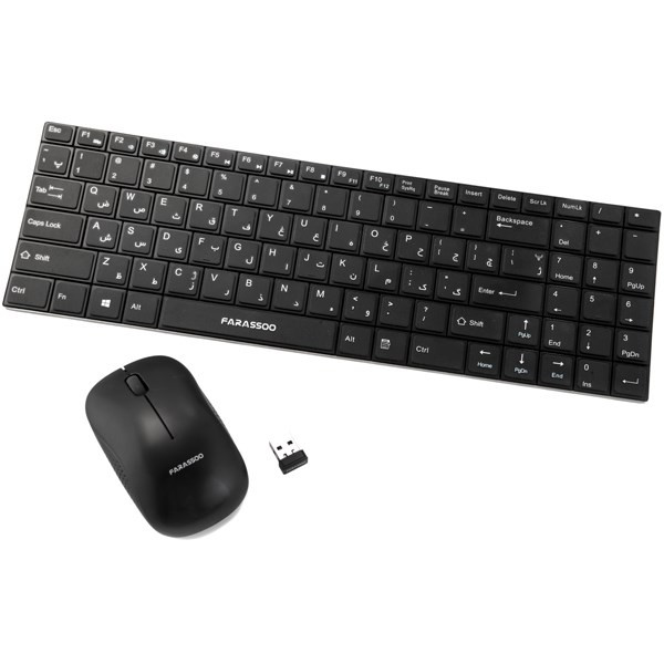 کیبورد و ماوس بی‌سیم و بسیار باریک فراسو مدل FCM-5225RF