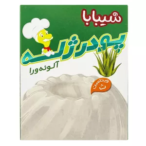 پودر ژله آلوئه ورا شیبابا مقدار 100 گرم