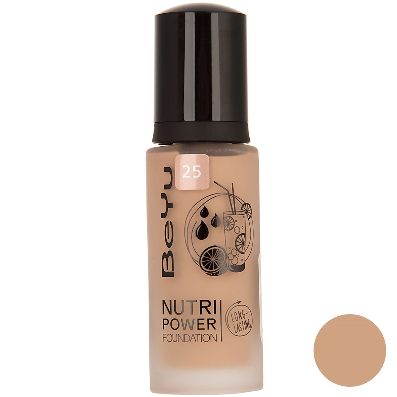 کرم پودر بی یو مدل Nutri Power شماره 25 حجم 30 میلی لیتر