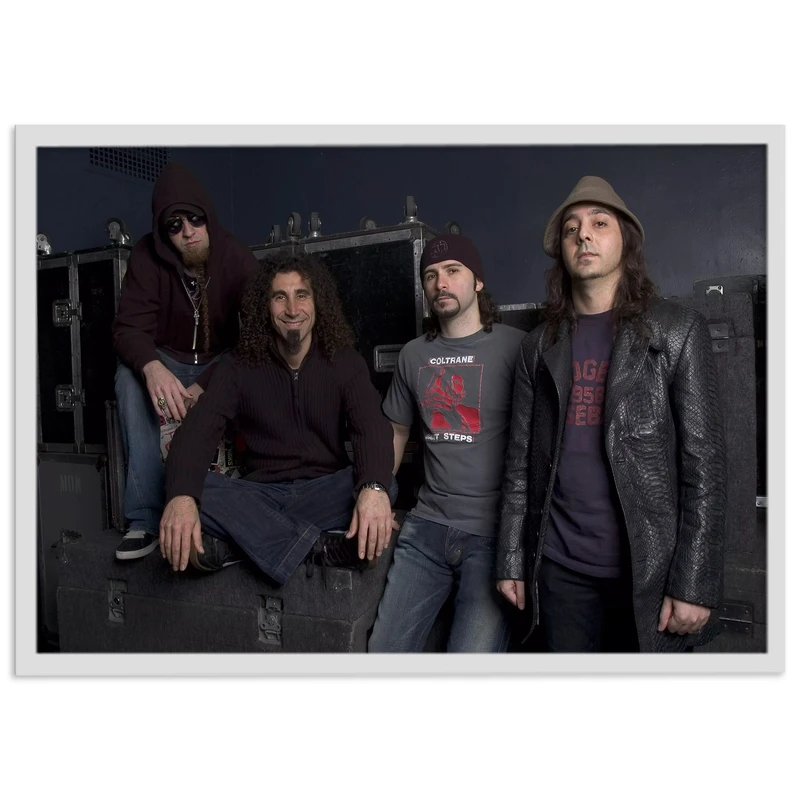 تابلو نوری بکلیت مدل طرح گروه System Of A Down مدل لایت باکس W-s1987