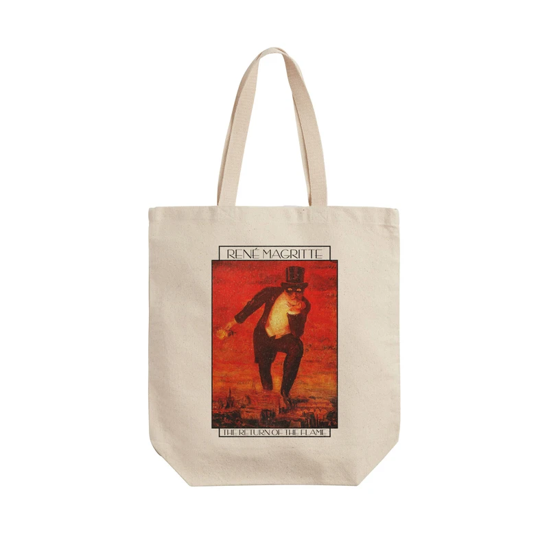 ساک خرید ترمه طراحان ایده مدل بازگشت شعله از ماگریت کد art0442 - L