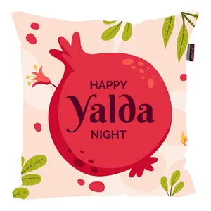 کوسن پاد آفرین مدل شب یلدا طرح انار کد PK30339